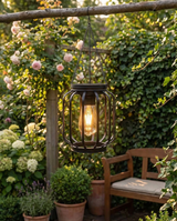 Solar Hanging Lantern, IP65, Iron Cage Design