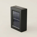 GLOAMING Solar LED Outdoor Wall Light, Warm White, ABS, Waterproof IP54