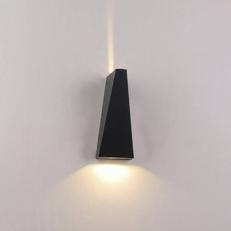 GLOAMING Tapered LED Outdoor Wall Light, Aluminium, 6W, Waterproof IP65
