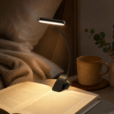Clip-On Book Light – Rechargeable Reading Lamp with Flexible Neck