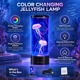 Jellyfish Lamp with Colour-Changing LED Aquarium Effect