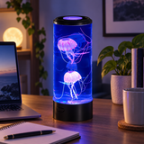 Jellyfish Lamp with Colour-Changing LED Aquarium Effect