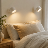 Cordless Bedside Wall Light – Rechargeable Magnetic Reading Lamp