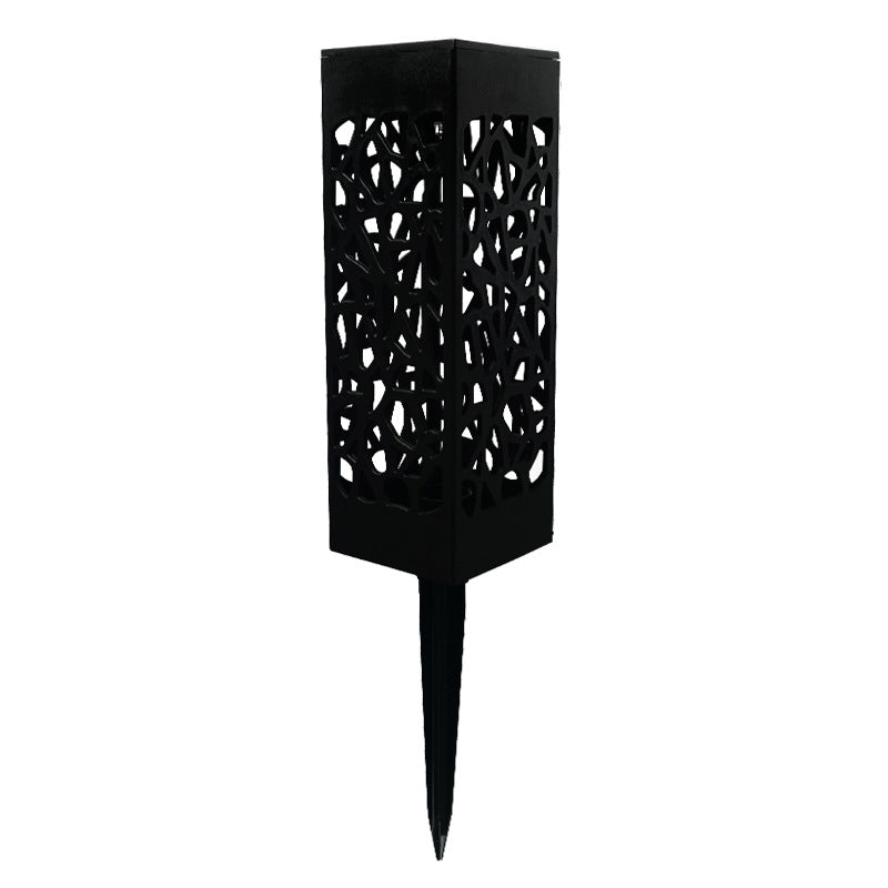 GLOAMING Solar Hollow-Cut Garden Pathway Light, Warm White, ABS, Waterproof