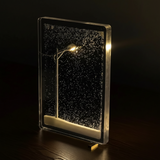 Christmas Snowfall Lamp – LED Winter Table Decoration