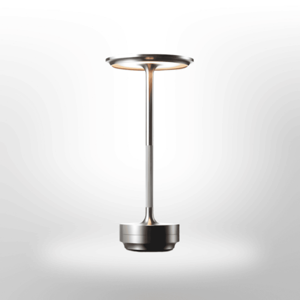Cordless Table Lamp with Rechargeable Touch-Dimmable LED
