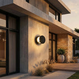 GLOAMING LED Disc Outdoor Wall Light, 12W, Waterproof IP65, Warm/Cool White