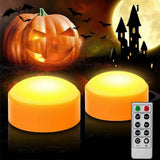 Battery-Operated Pumpkin Lights for Halloween Decorations