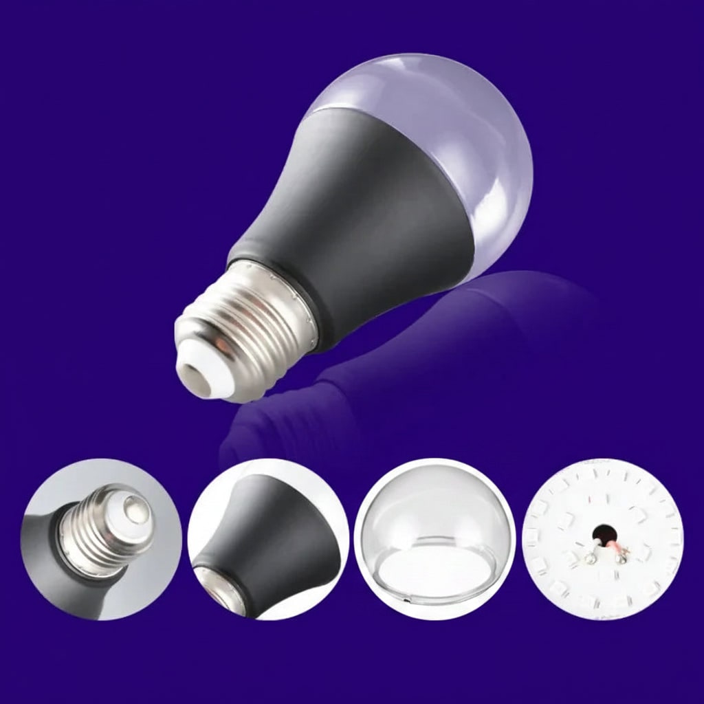 Halloween UV Black Light Bulb – E27 Fluorescent Glow