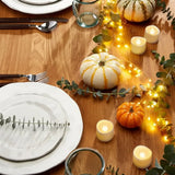 Flameless LED Tea Light Candles, Battery-Powered Warm White Set – Gloaming