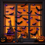 Light-Up 3D Bat Wall Decorations for Halloween