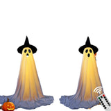 Outdoor Halloween Ghost Decoration – Motion-Activated Lights and Sound