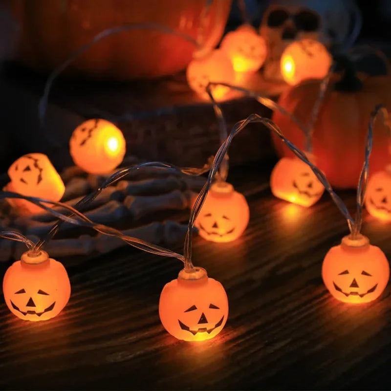 Halloween Window String Lights – LED Hanging Decoration