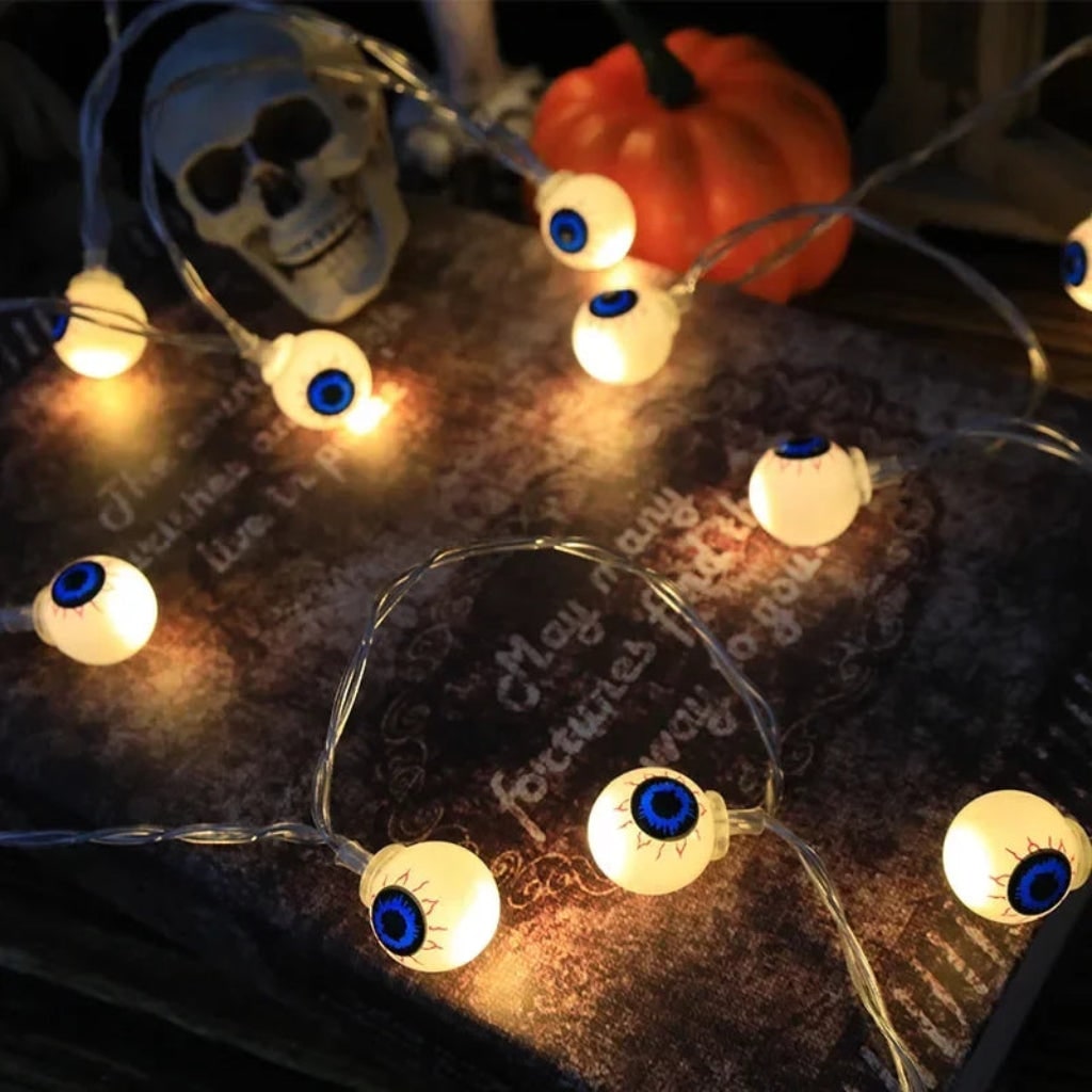 Halloween Window String Lights – LED Hanging Decoration
