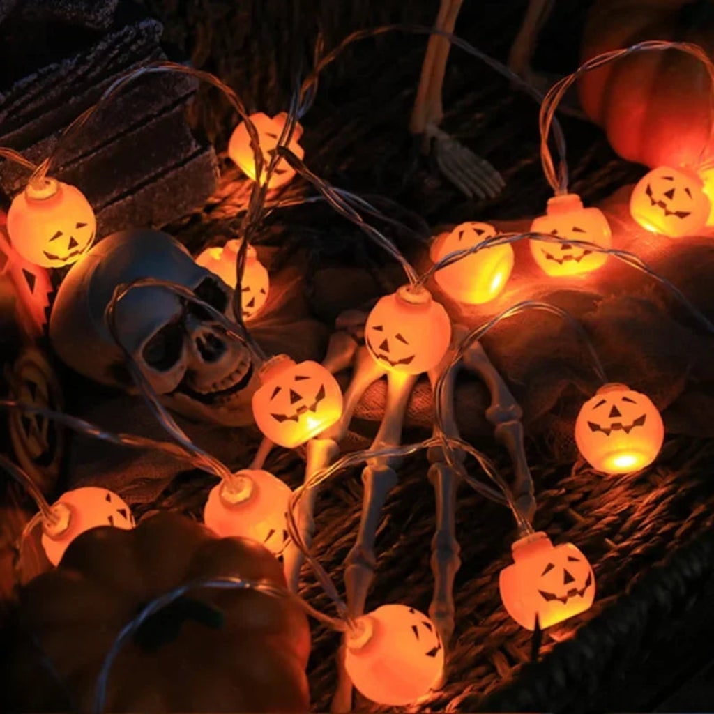 Halloween Window String Lights – LED Hanging Decoration