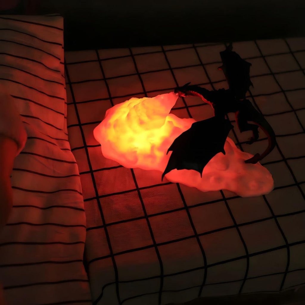 Decorative Dragon LED Night Light for Halloween and Fantasy Rooms – Gloaming