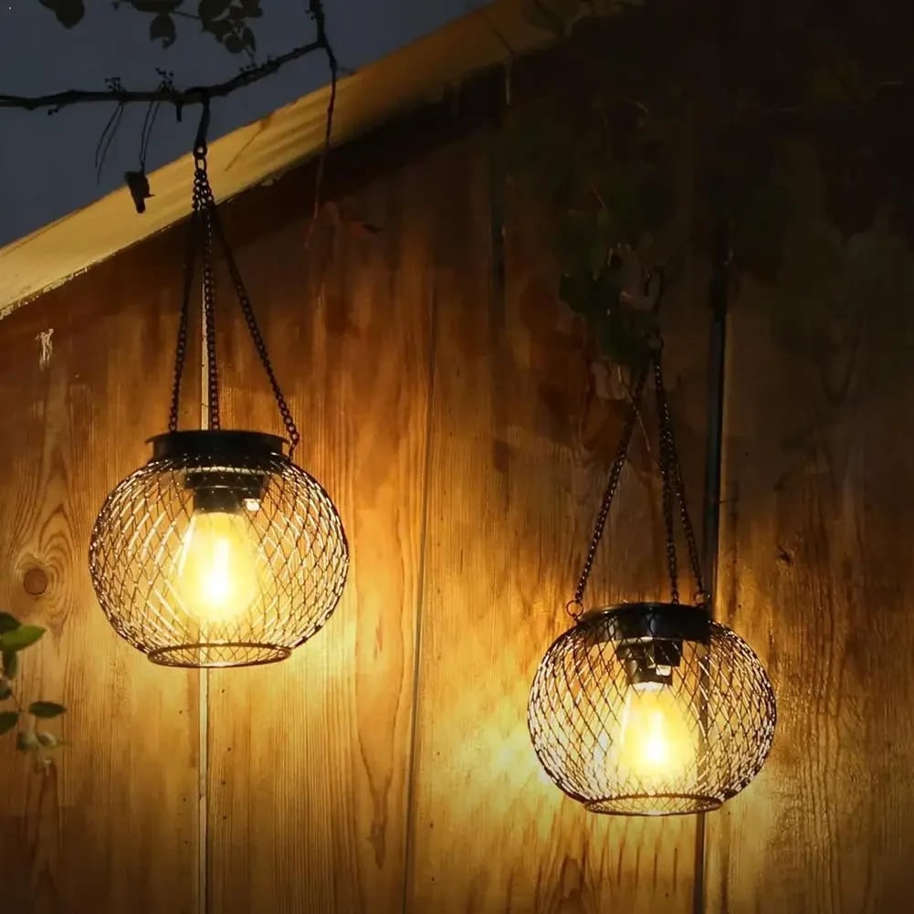Solar Halloween Garden Light – Hanging Outdoor Lantern