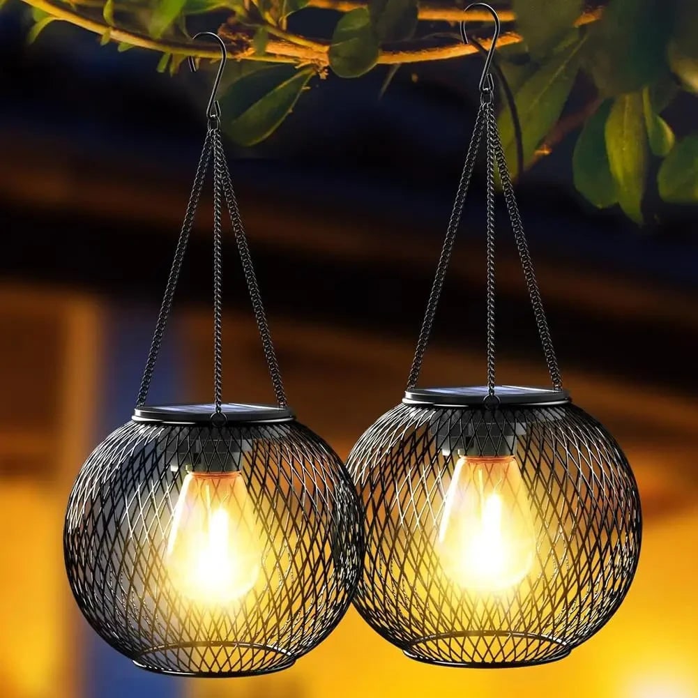 Solar Halloween Garden Light – Hanging Outdoor Lantern