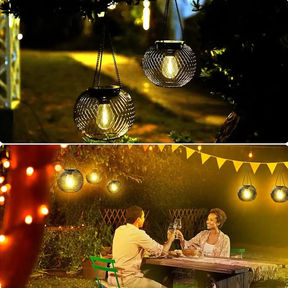 Solar Halloween Garden Light – Hanging Outdoor Lantern