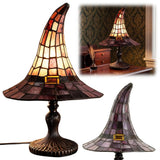 Halloween Table Lamp – USB Witch Hat Light in Warm White