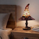 Halloween Table Lamp – USB Witch Hat Light in Warm White