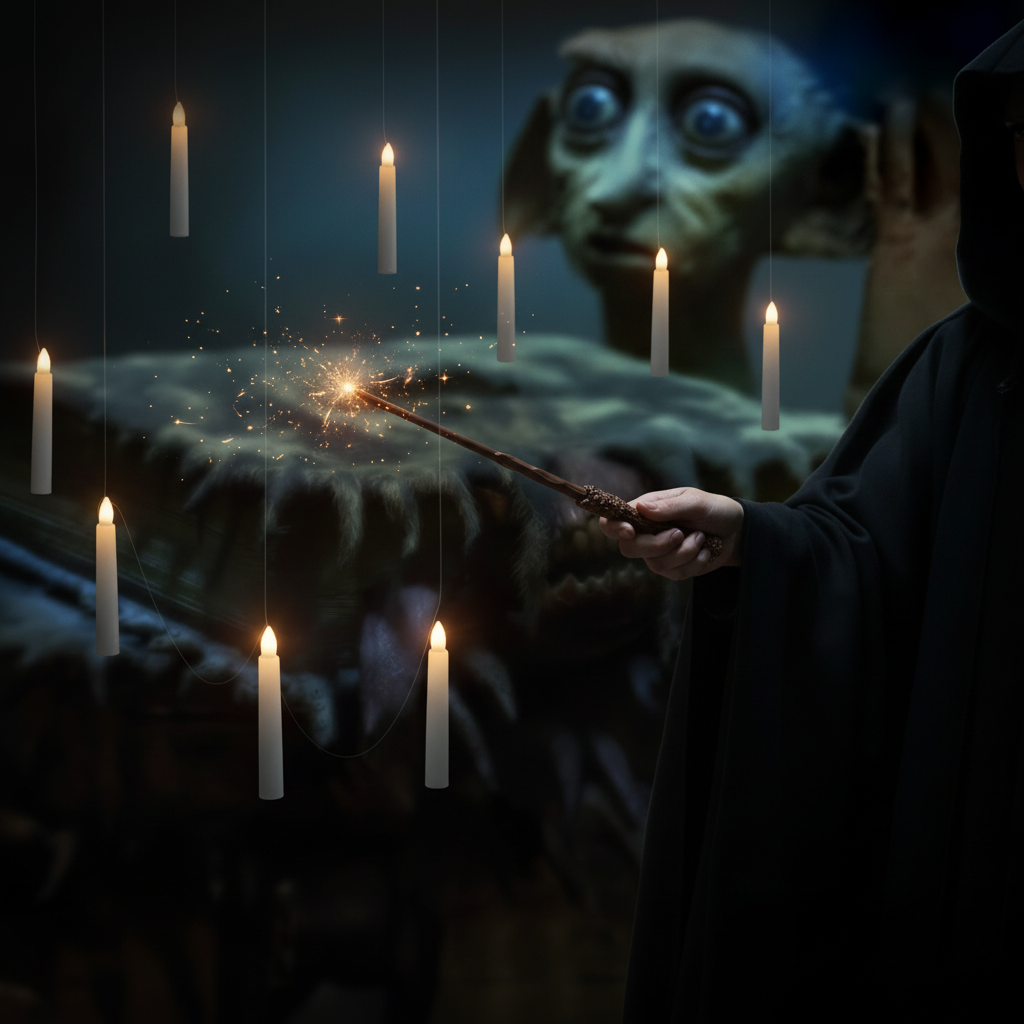 Floating LED Candles, Flameless Halloween Party Decorations – Gloaming