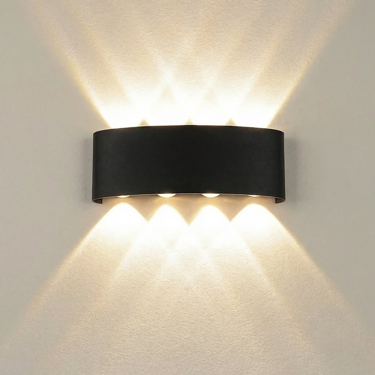 LED Up and Down Outdoor Wall Light, 8W, Waterproof