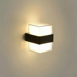 GLOAMING Dual-Head LED Outdoor Wall Light, Warm White, Waterproof