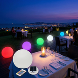 GLOAMING Solar LED Spherical Garden Light, Colour-Changing, 20cm, PE
