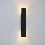 LED Up and Down Outdoor Wall Light, 18W, Black