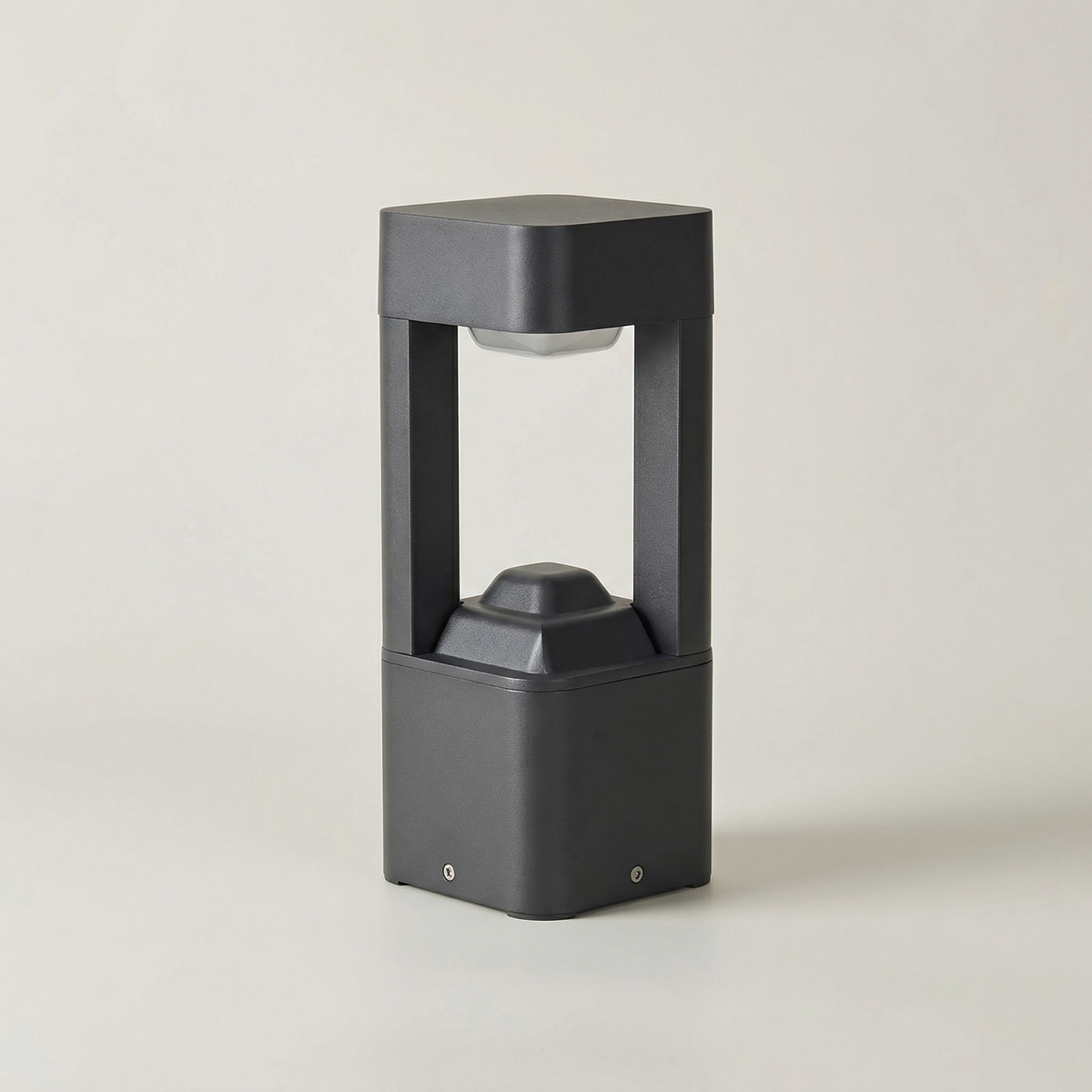 LED Garden Bollard Light, 10W, Water-Resistant, Pillar Design
