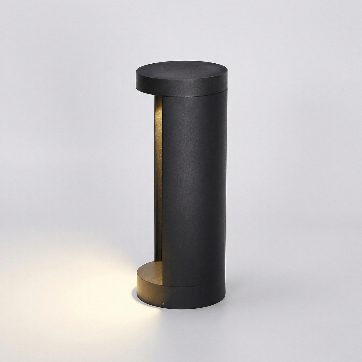 LED Garden Bollard Light, 15W, IP65, Aluminium and Glass