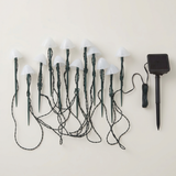 Solar Mushroom String Lights for Garden Paths and Borders
