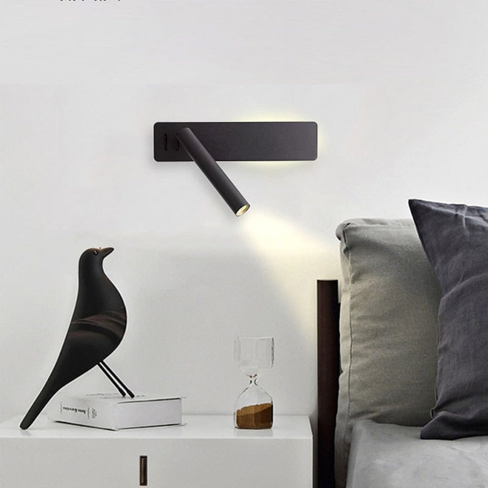 Adjustable LED Wall Reading Light with Flexible Arm – Gloaming