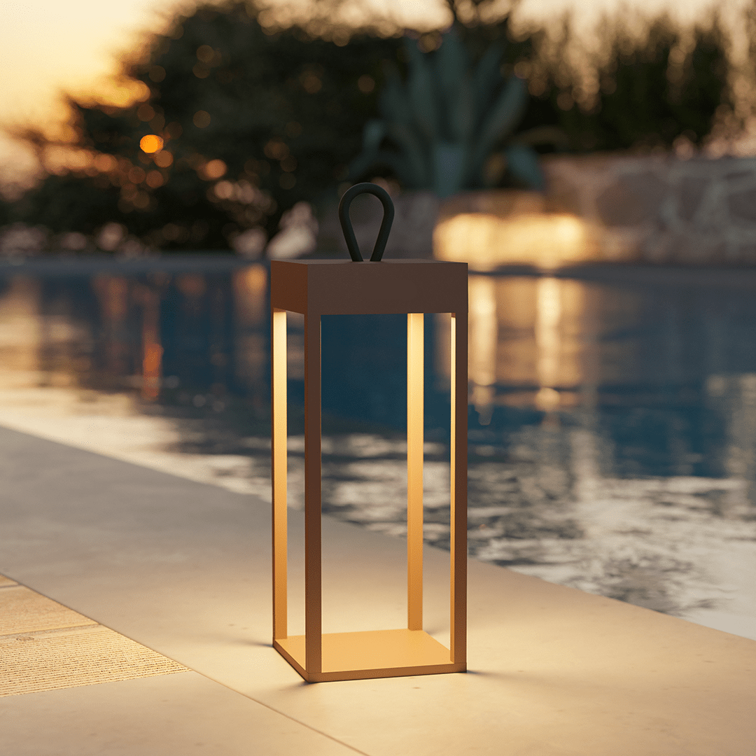 Rechargeable Outdoor Table Lamp, Touch-Dimmable Portable LED – Gloaming