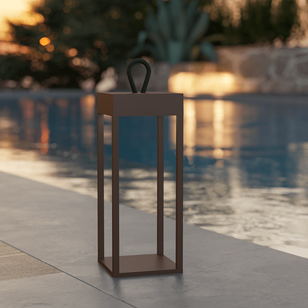 Rechargeable Outdoor Table Lamp, Touch-Dimmable Portable LED – Gloaming