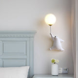 Bear-Shaped LED Wall Lamp for Children’s Bedroom – Gloaming