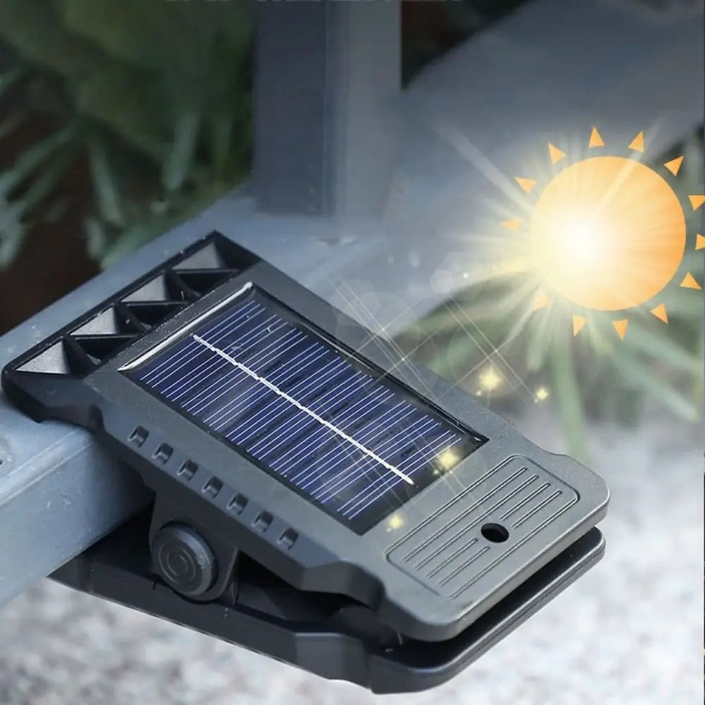 Solar Motion Sensor Light for Garden and Fence – Clip-On LED