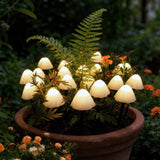 Solar Mushroom Garden Lights for Paths and Borders