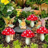 Solar Mushroom Garden Lights for Paths and Borders