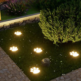 Solar Paw Print Path Lights for Garden – Dusk-to-Dawn LEDs