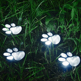 Solar Paw Print Path Lights for Garden – Dusk-to-Dawn LEDs