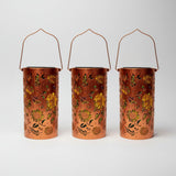 Solar Floral Garden Lantern with USB-C Charging