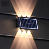 Solar Wall Lights for Garden and Fence – Warm or White LED