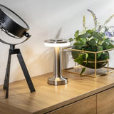 Cordless Metal Table Lamp with 3 Light Colours