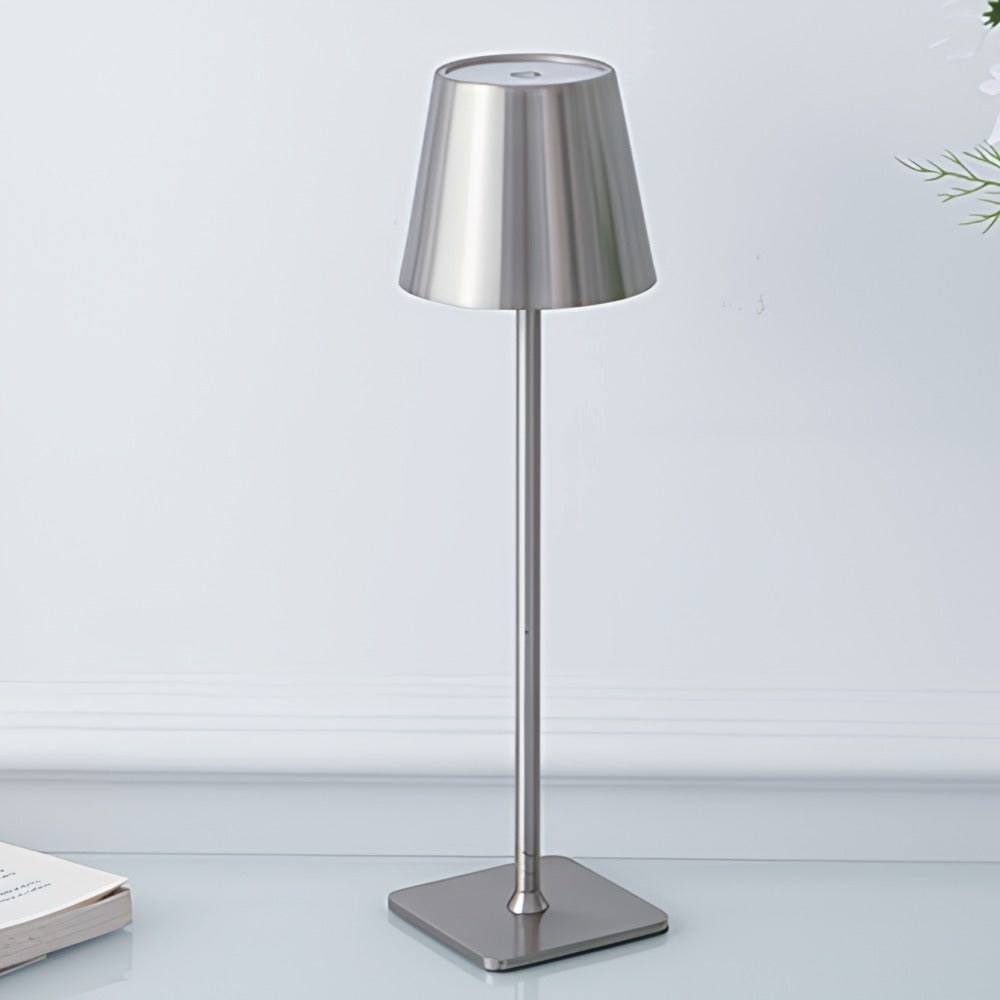 Cordless Rechargeable Table Lamp, IP54, Touch-Dimmable LED – Gloaming
