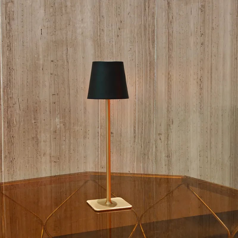 Cordless Rechargeable Table Lamp, IP54, Touch-Dimmable LED – Gloaming