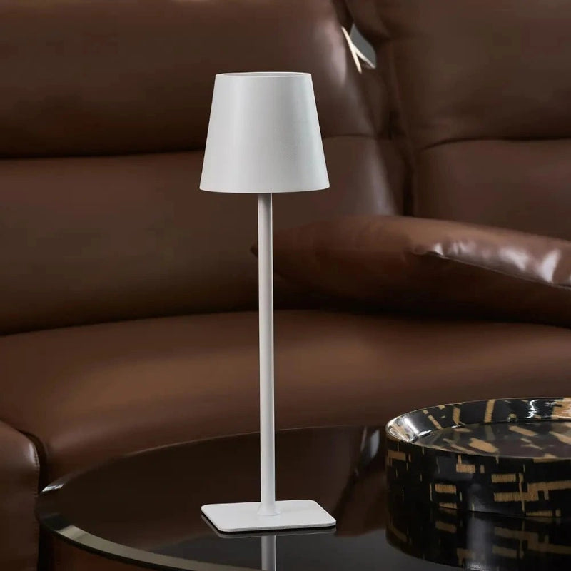 Cordless Rechargeable Table Lamp, IP54, Touch-Dimmable LED – Gloaming