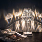 Rechargeable Crystal Table Lamp with Touch Control