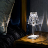 Rechargeable Crystal Table Lamp with Touch Control